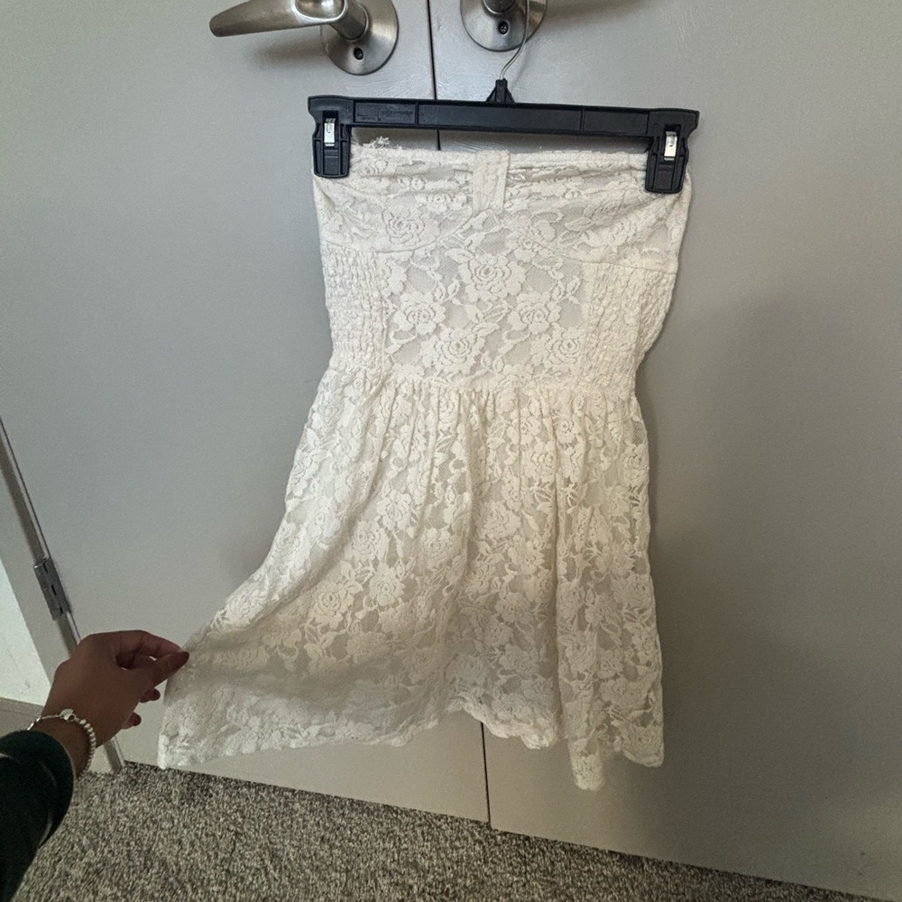 Abercrombie Ivory Floral Mini Dress